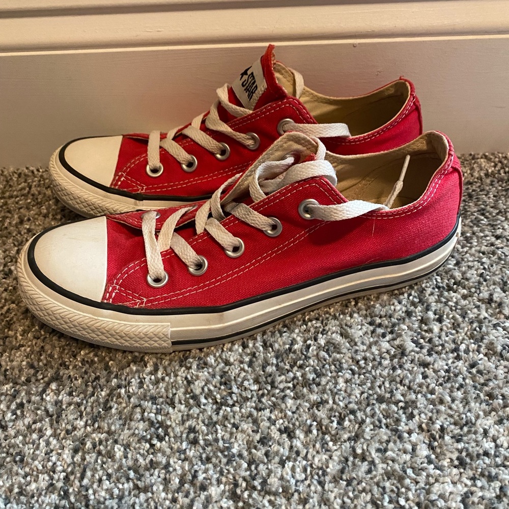 Red Converse Sneakers